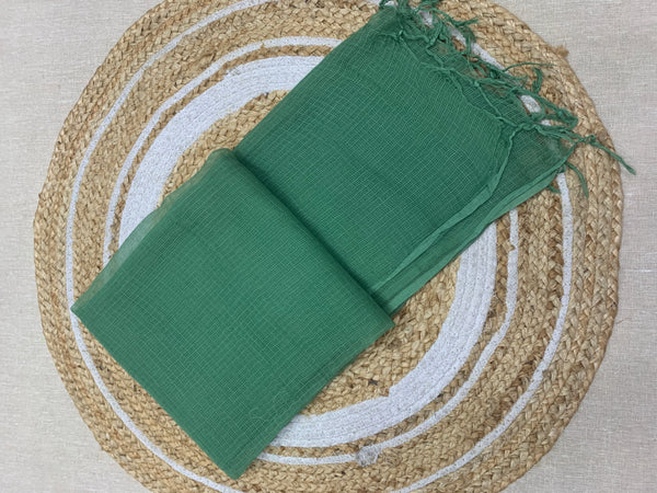 Cotton Kota Duppatta - Basil Green