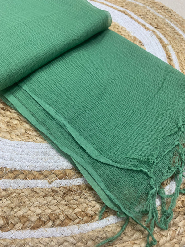 Cotton Kota Duppatta - Basil Green