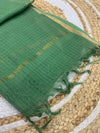 Cotton Kota Duppatta - Leaf Green