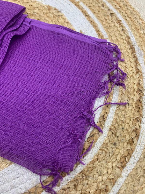 Cotton Kota Duppatta - Violet