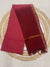 Cotton Kota Duppatta - Red Shaded