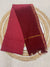 Cotton Kota Duppatta - Red Shaded