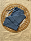 Cotton Pant -Denim Blue Palazzo