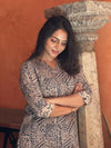 Kalamkari Cord Set ( 2 Piece ) - Natural Indigo