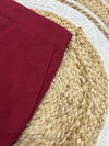 Cotton Pant - Maroon