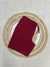 Maroon Cotton Plain Straight-Fit Elasticated Pant for women