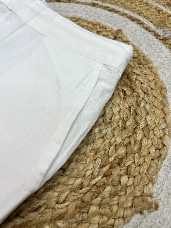 Cotton Pant - White