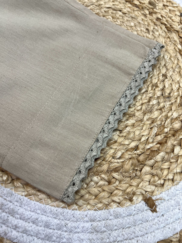 Cotton Pant - Beige