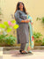 Woven Cotton Cord Set ( 2 Piece ) -Gray