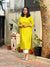Cotton Kurta ( One Piece )- Yellow
