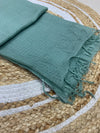 Cotton Kota Duppatta - Earthy Green