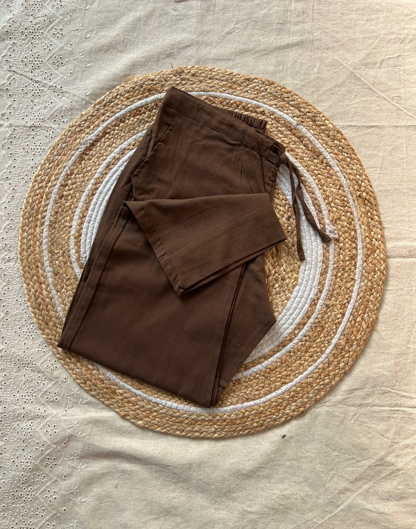 Cotton Pant - Brown