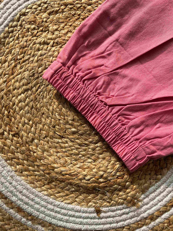 Cotton Pant - Peach Pink