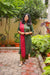 Green Sanganeri leafy hand block print two-piece cotton co-ord set for women