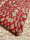 Sanganeri Cord Set ( 2 Piece ) - Red