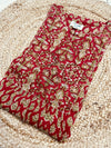 Sanganeri Cord Set ( 2 Piece ) - Red