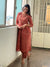 Sanganeri Cord Set ( 2 Piece ) - Red