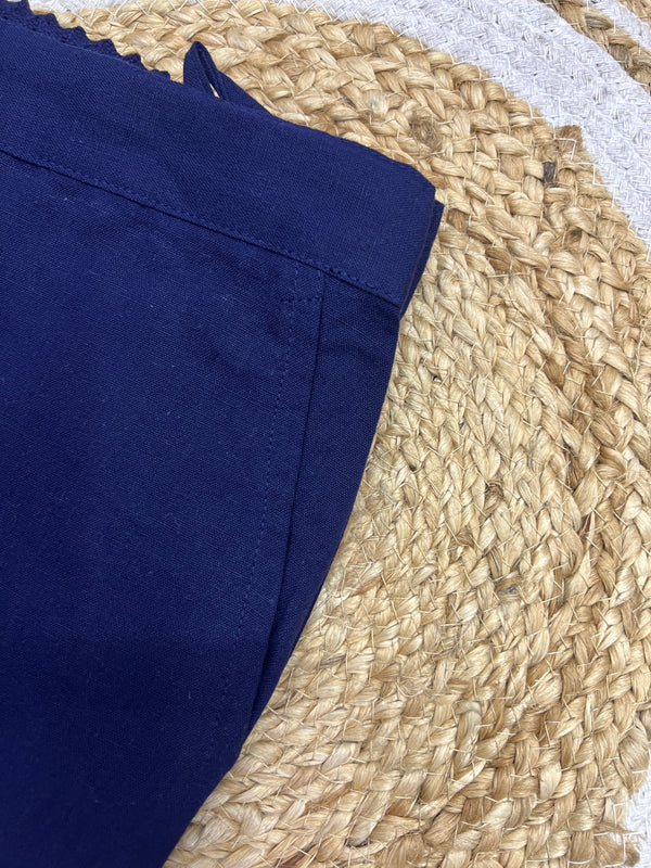 Cotton Pant - Navy Blue