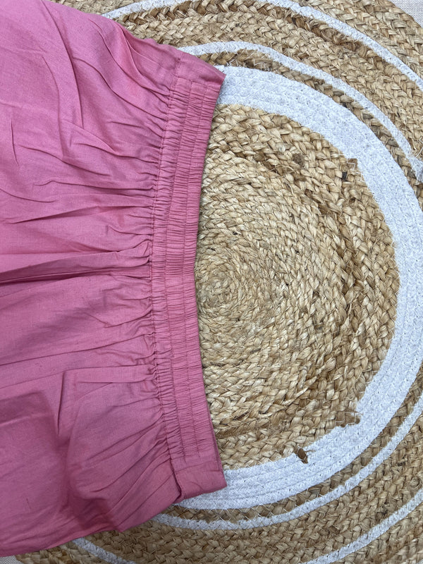 Cotton Pant - Pink