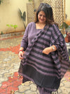 Pure Cotton Cord Set ( 2 Piece ) - Purple