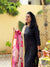 Woven Cotton Cord Set ( 2 Piece ) -Black
