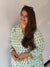 Sanganeri PrintCotton Cord Set ( 2 Piece ) - Creamy White