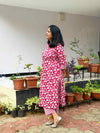 Cotton Cord Set ( 2 Piece )- Fuchsia Pink