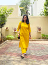 Woven Cotton Cord Set ( 2 Piece ) -Yellow
